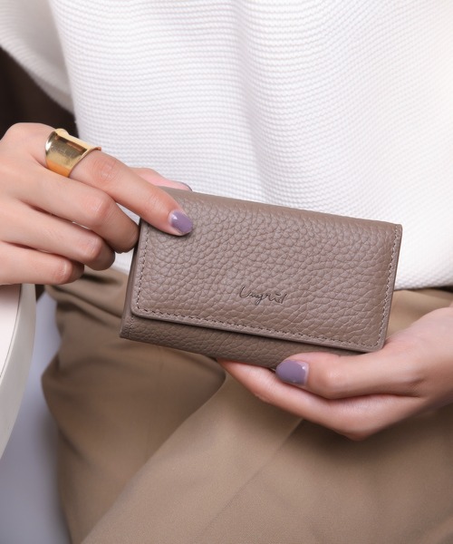 Ungrid（アングリッド）の「【Ungrid/アングリッド】牛革 L字ファスナーポケット付きキーケース（キーケース/キーアクセサリー・レディース・ブラック/ダークブラウン/パープル/グレー/カーキ/ピンク/アイボリー/ベージュ系その他/ブルー系その他/キャメル/ワイン・FREE）」の6枚目の写真