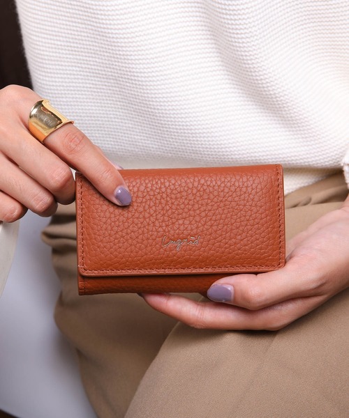 Ungrid（アングリッド）の「【Ungrid/アングリッド】牛革 L字ファスナーポケット付きキーケース（キーケース/キーアクセサリー・レディース・ブラック/ダークブラウン/パープル/グレー/カーキ/ピンク/アイボリー/ベージュ系その他/ブルー系その他/キャメル/ワイン・FREE）」の9枚目の写真