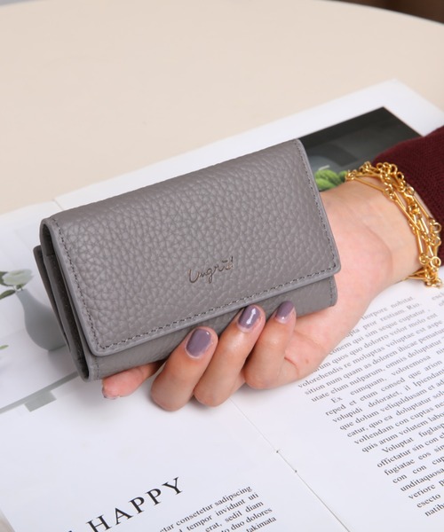 Ungrid（アングリッド）の「【Ungrid/アングリッド】牛革 L字ファスナーポケット付きキーケース（キーケース/キーアクセサリー・レディース・ブラック/ダークブラウン/パープル/グレー/カーキ/ピンク/アイボリー/ベージュ系その他/ブルー系その他/キャメル/ワイン・FREE）」の4枚目の写真