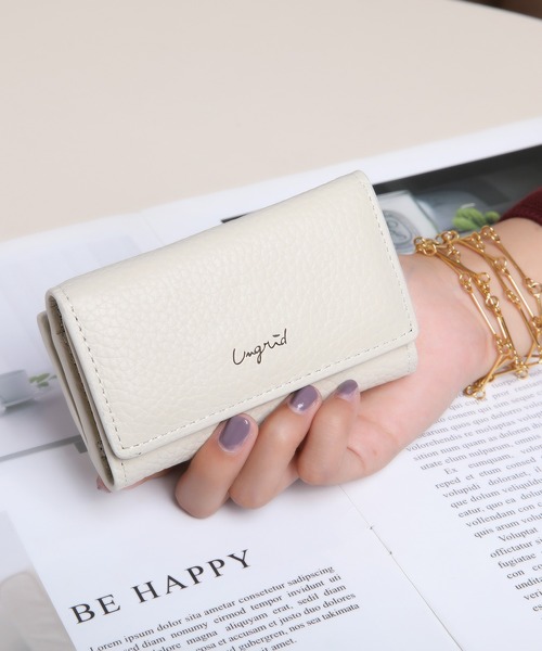 Ungrid（アングリッド）の「【Ungrid/アングリッド】牛革 L字ファスナーポケット付きキーケース（キーケース/キーアクセサリー・レディース・ブラック/ダークブラウン/パープル/グレー/カーキ/ピンク/アイボリー/ベージュ系その他/ブルー系その他/キャメル/ワイン・FREE）」の2枚目の写真