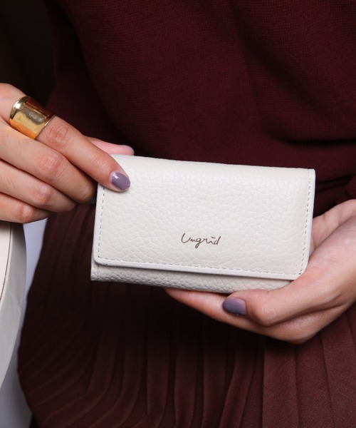 Ungrid（アングリッド）の「【Ungrid/アングリッド】牛革 L字ファスナーポケット付きキーケース（キーケース/キーアクセサリー・レディース・ブラック/ダークブラウン/パープル/グレー/カーキ/ピンク/アイボリー/ベージュ系その他/ブルー系その他/キャメル/ワイン・FREE）」の15枚目の写真