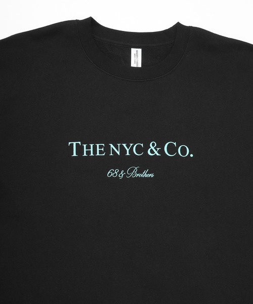 68&brothers(シックスティエイトアンドブラザーズ)の「68&BROTHERS シックスティーエイトアンドブラザーズ / "THE NYC&Co." 8.5oz Crew(スウェット・メンズ・ブラック/アクア/ホワイト・LARGE/SMALL/MEDIUM/X-LARGE/XX-LARGE)」の9枚目の写真