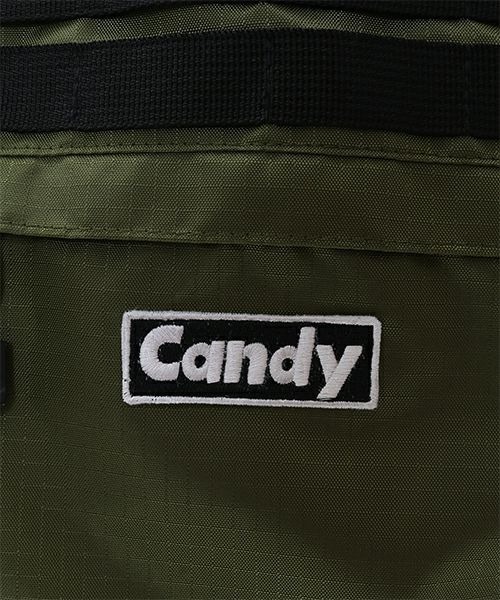 Candy Stripper（キャンディストリッパー）の「CANDY バッグパック（バックパック/リュック・レディース・カーキ/ブラック×ブラック/ブラック×レッド・FREE）」の8枚目の写真