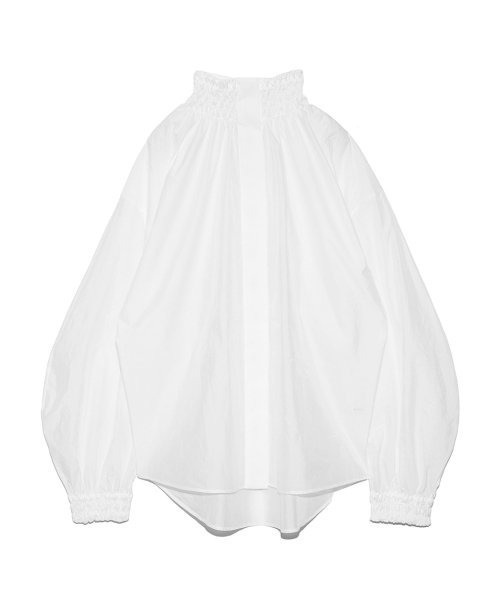 styling/ イタリーオーガンザドレスシャツ ライトブルー クリーニング済み メンズワイシャツ・カッターシャツ 8044-I03I-WHITE
