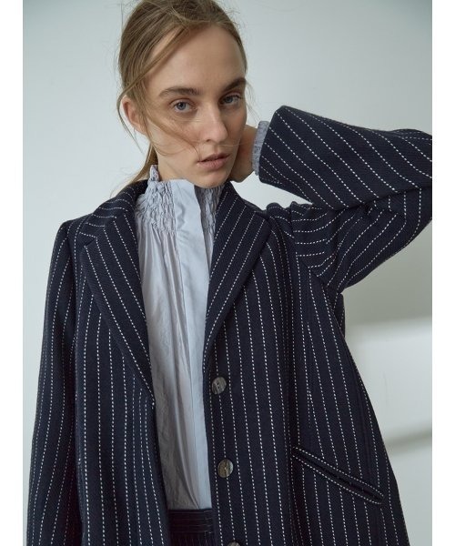 styling/ イタリーオーガンザドレスシャツ ライトブルー クリーニング済み styling/（スタイリング）の「イタリーオーガンザドレスシャツ