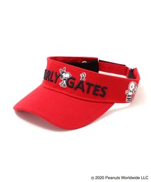 PEARLY GATES snoopy　 キャップ Cap　グレー PEARLY GATES（パーリーゲイツ）の「【SNOOPY×PEARLY GATES