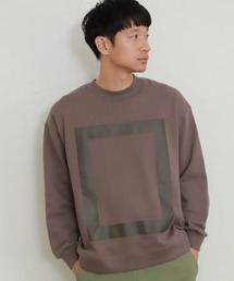 LAKOLE | 裏起毛スクエアプリントプルオーバー / LAKOLE(スウェット)