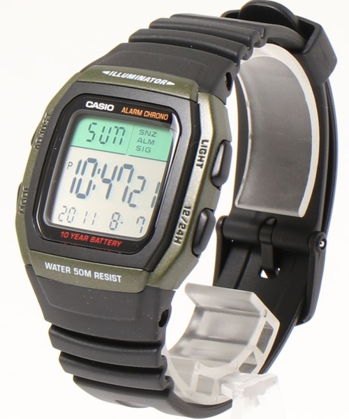 CASIO カシオ/ デュアルタイム スポーツウォッチ ラバーベルト 5
