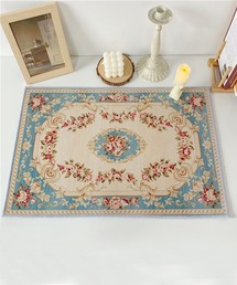 Fun & Daily（ファンアンドデイリー）の「F&D : アンティークデザインスモールラグ（ラグ/マット）」