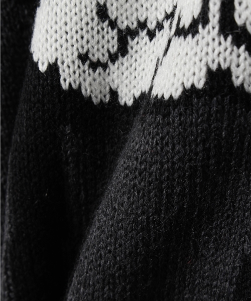 CIAOPANIC TYPY（チャオパニックティピー）の「【羊のショーン×CIAOPANIC TYPY】KIDS ショーンジャガードニット（ニット/セーター・キッズ・ホワイト/ブラック・105/125/95/115）」の7枚目の写真