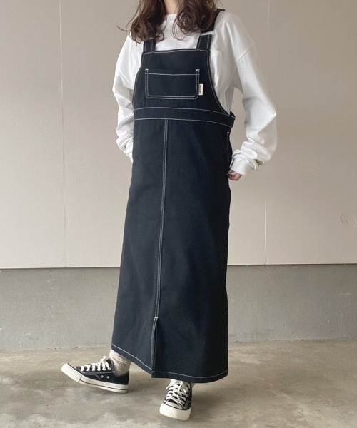 セール Wearista えだ ジャンスカ ロンtセット Made In Inter Factory ジャンパースカート Inter Factory インターファクトリー のファッション通販 Zozotown