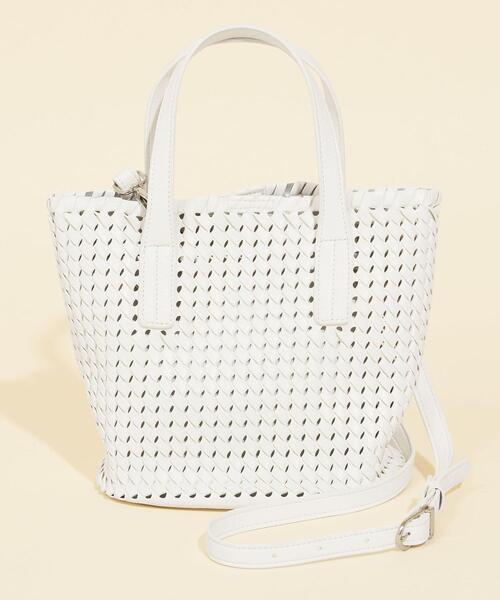 BEAUTY&YOUTH UNITED ARROWS(ビューティーアンドユースユナイテッドアローズ)の「BY∴ メッシュインポーチトートバッグ -3WAY- ◆(トートバッグ・レディース・ホワイト/ライトブルー/ブラック/シルバー・FREE)」の16枚目の写真