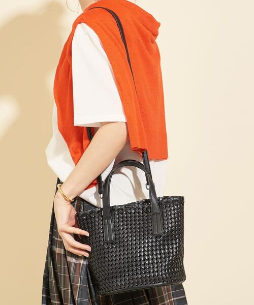 BEAUTY&YOUTH UNITED ARROWS（ビューティーアンドユースユナイテッドアローズ）の「BY∴ メッシュインポーチトートバッグ -3WAY-（トートバッグ・レディース・ブラック/シルバー/ライトブルー/ホワイト・FREE）」の14枚目の写真