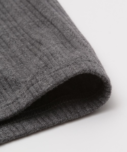 チチカカ（チチカカ）の「針抜きリブレギンス（レギンス/スパッツ・レディース・ブラック/グレー・FREE）」の14枚目の写真