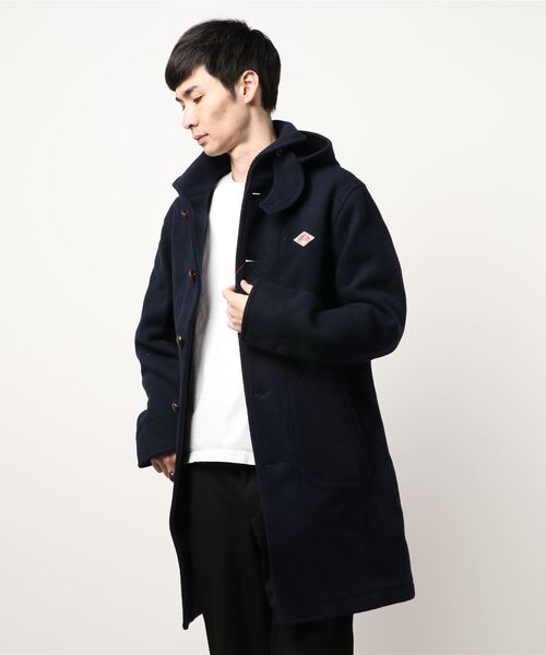 DANTON（ダントン）の「WOOL MOSSER HOODED LONG JACKET（ダッフル