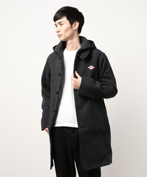 DANTON（ダントン）の「WOOL MOSSER HOODED LONG JACKET（ダッフル