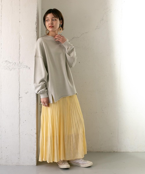 KBF（ケイビーエフ）の「プリーツRIBニットスカート（スカート）」 - WEAR