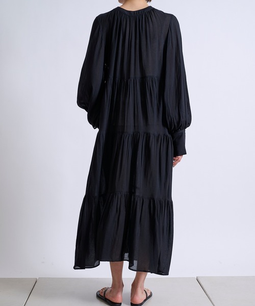 DouDou（ドゥドゥ）の「【WEB限定】前後2WAYマキシワンピース（ワンピース・レディース・ブラック/オフホワイト/ベージュ・FREE）」の13枚目の写真