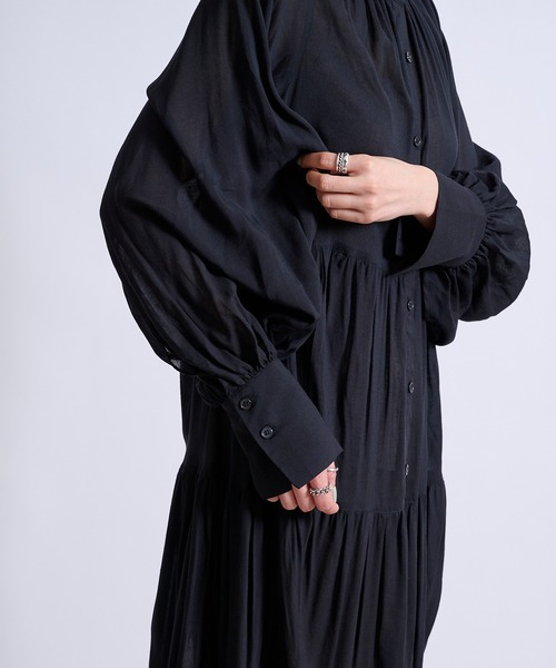 DouDou（ドゥドゥ）の「【WEB限定】前後2WAYマキシワンピース（ワンピース・レディース・ブラック/オフホワイト/ベージュ・FREE）」の19枚目の写真