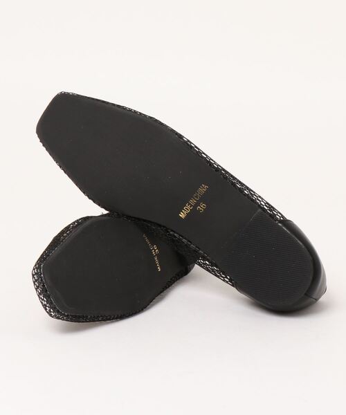 mio notis（ミオノティス）の「メッシュフラットパンプス（パンプス・レディース・ブラック/グレー/ベージュ・37/38/39/36）」の5枚目の写真