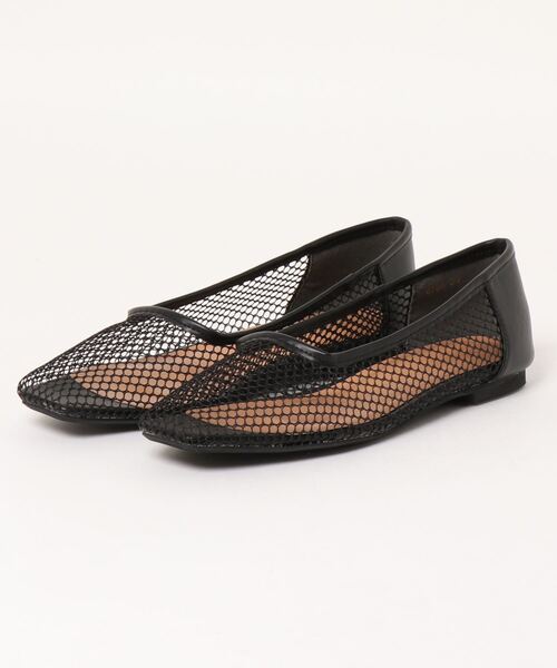 mio notis（ミオノティス）の「メッシュフラットパンプス（パンプス・レディース・ブラック/グレー/ベージュ・37/38/39/36）」の10枚目の写真