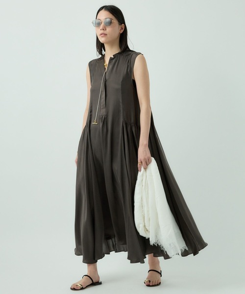 極美品　chaos ジェーンワンピース ブラック　サテンワンピース Chaos｜ジェーンワンピース | Rakuten Fashion(楽天ファッション