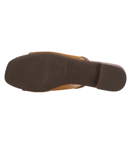 Zozotown限定 Oriental By セール サンダル Traffic Yuri オリエンタルトラフィックバイユリ のファッション Oriental スクエアトゥ切替チュールサンダル サンダル