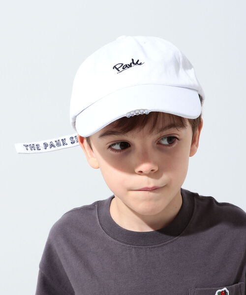 こども ビームス（コドモビームス）の「THE PARK SHOP / Light Low Cap 21（キャップ・キッズ・ブラック/ホワイト・ONE SIZE）」の4枚目の写真