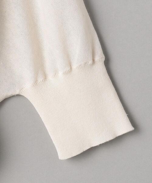 BEAUTY&YOUTH UNITED ARROWS（ビューティーアンドユースユナイテッドアローズ）の「BY バックドレープ6分袖カーディガン -ウォッシャブルｰ（カーディガン/ボレロ・レディース・ブラック/レッド/ナチュラル/モカ・FREE）」の16枚目の写真