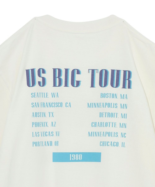 MAIN ATTRACTION（メインアトラクション）の「【MAIN ATTRACTION】 Original BAND Tour TEE（Tシャツ/カットソー・メンズ・ホワイト/ブラック・MEDIUM/LARGE/X-LARGE）」の5枚目の写真