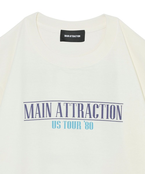 MAIN ATTRACTION（メインアトラクション）の「【MAIN ATTRACTION】 Original BAND Tour TEE（Tシャツ/カットソー・メンズ・ホワイト/ブラック・MEDIUM/LARGE/X-LARGE）」の6枚目の写真