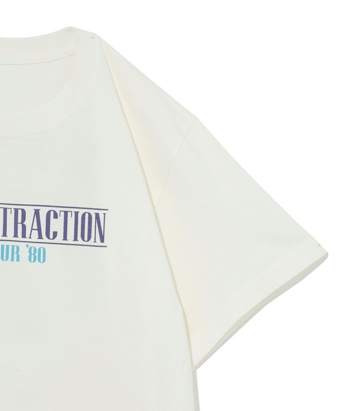 MAIN ATTRACTION（メインアトラクション）の「【MAIN ATTRACTION】 Original BAND Tour TEE（Tシャツ/カットソー・メンズ・ホワイト/ブラック・MEDIUM/LARGE/X-LARGE）」の7枚目の写真