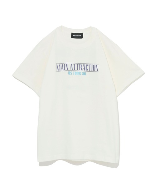 MAIN ATTRACTION（メインアトラクション）の「【MAIN ATTRACTION】 Original BAND Tour TEE（Tシャツ/カットソー・メンズ・ホワイト/ブラック・MEDIUM/LARGE/X-LARGE）」の3枚目の写真