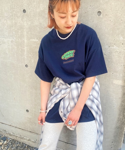 WHO'S WHO gallery(フーズフーギャラリー)の「COOPERPARK BIG TEE(Tシャツ/カットソー・メンズ・ホワイト/アッシュグレー/ブラック/ネイビー/グリーン・FREE)」の5枚目の写真