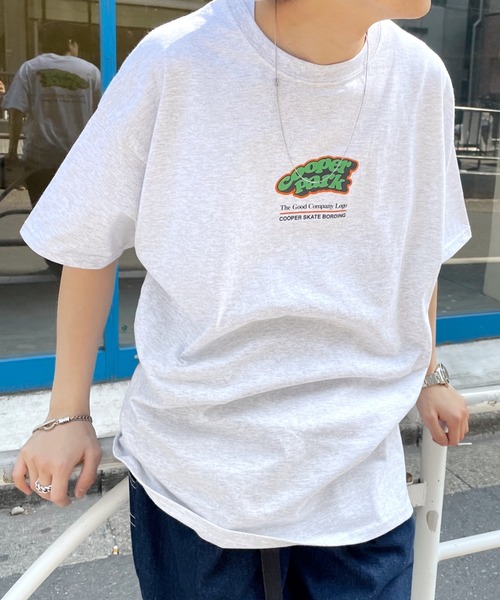 WHO'S WHO gallery(フーズフーギャラリー)の「COOPERPARK BIG TEE(Tシャツ/カットソー・メンズ・ホワイト/アッシュグレー/ブラック/ネイビー/グリーン・FREE)」の7枚目の写真