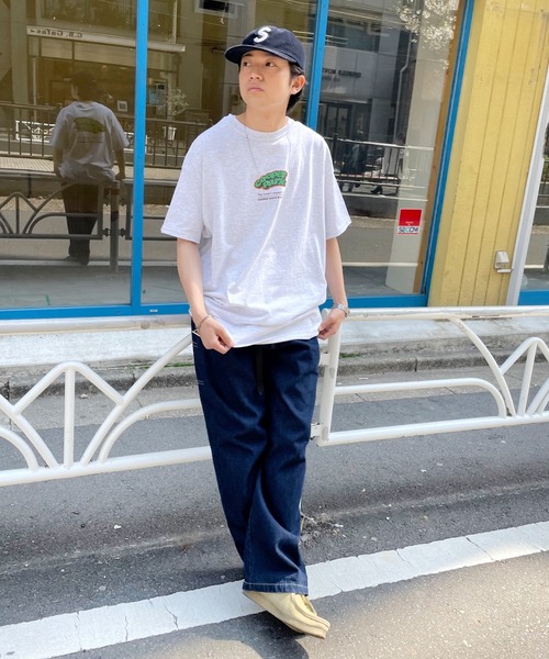 WHO'S WHO gallery(フーズフーギャラリー)の「COOPERPARK BIG TEE(Tシャツ/カットソー・メンズ・ホワイト/アッシュグレー/ブラック/ネイビー/グリーン・FREE)」の11枚目の写真