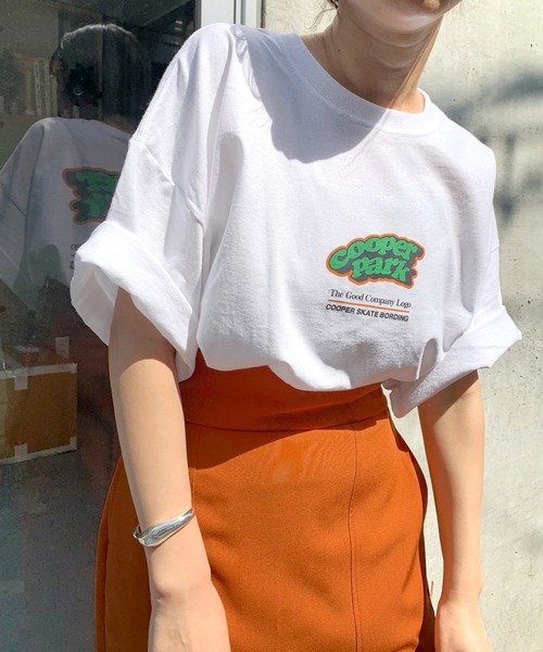 WHO'S WHO gallery(フーズフーギャラリー)の「COOPERPARK BIG TEE(Tシャツ/カットソー・メンズ・ホワイト/アッシュグレー/ブラック/ネイビー/グリーン・FREE)」の12枚目の写真