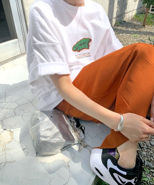 WHO'S WHO gallery(フーズフーギャラリー)の「COOPERPARK BIG TEE(Tシャツ/カットソー・メンズ・ホワイト/アッシュグレー/ブラック/ネイビー/グリーン・FREE)」の13枚目の写真