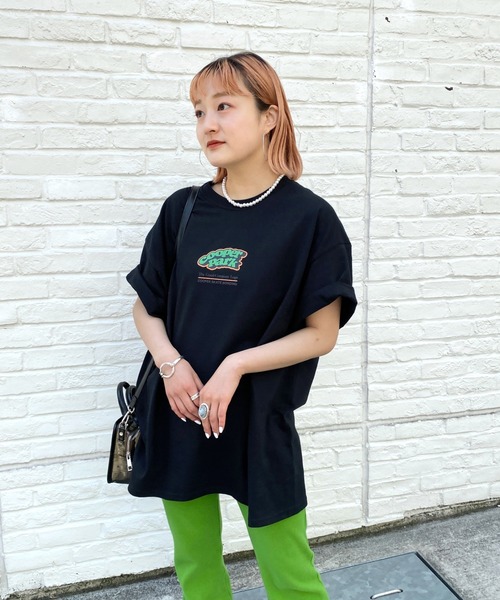 WHO'S WHO gallery(フーズフーギャラリー)の「COOPERPARK BIG TEE(Tシャツ/カットソー・メンズ・ホワイト/アッシュグレー/ブラック/ネイビー/グリーン・FREE)」の21枚目の写真