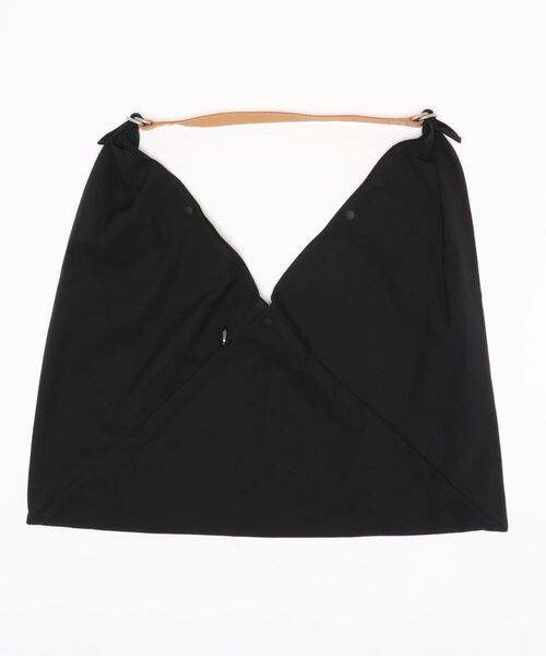 SLOW(スロウ)の「【SLOW/スロウ】wrap bag M/ショッパーショルダートートバッグ(トートバッグ・メンズ・カーキ/ブラック/ベージュ・FREE)」の5枚目の写真