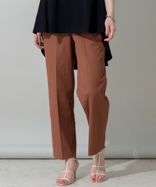 EUCLAID（エウクレイド）の「オックスストレッチマリンパンツ（その他パンツ・レディース・ネイビー/ブラウン/オフホワイト/ブルー・40/38/36）」の14枚目の写真