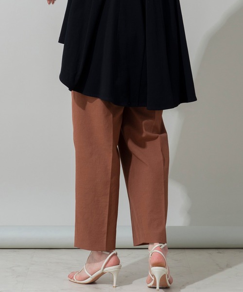 EUCLAID（エウクレイド）の「オックスストレッチマリンパンツ（その他パンツ・レディース・ネイビー/ブラウン/オフホワイト/ブルー・40/38/36）」の9枚目の写真