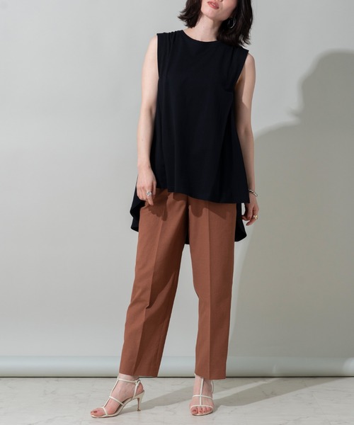 EUCLAID（エウクレイド）の「オックスストレッチマリンパンツ（その他パンツ・レディース・ネイビー/ブラウン/オフホワイト/ブルー・40/38/36）」の19枚目の写真