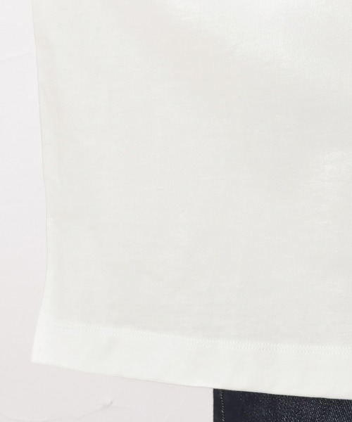 100% ORGANIC COTTON（100パーセントオーガニックコットン）の「ワイドポケット付きTシャツ（Tシャツ/カットソー・レディース・ブラック/ブラウン/ピンク/グリーン/ホワイト・フリー）」の15枚目の写真