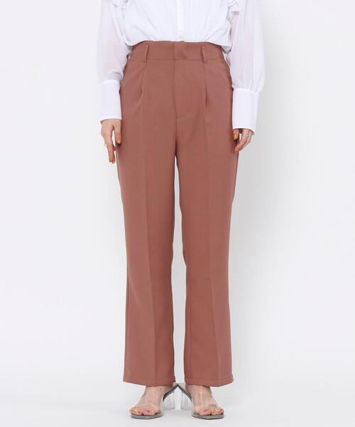 coen by SIZU（コーエンバイシズ）の「coen by SIZU カラーフレアパンツ（スラックス・レディース・ピンク/ベージュ/ライム・LARGE/MEDIUM/SMALL）」の17枚目の写真