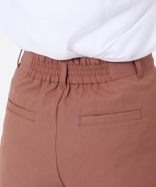 coen by SIZU（コーエンバイシズ）の「coen by SIZU カラーフレアパンツ（スラックス・レディース・ピンク/ベージュ/ライム・LARGE/MEDIUM/SMALL）」の13枚目の写真