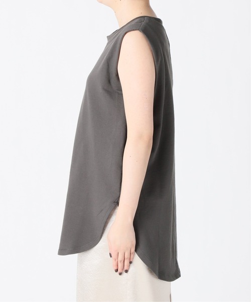 Spick & Span（スピックアンドスパン）の「インレースリーブレス◆（タンクトップ・レディース・ホワイト/ベージュ/チャコールグレー・FREE）」の21枚目の写真