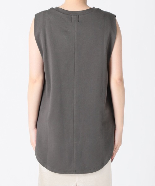 Spick & Span（スピックアンドスパン）の「インレースリーブレス◆（タンクトップ・レディース・ホワイト/ベージュ/チャコールグレー・FREE）」の22枚目の写真