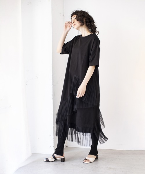 OSMOSIS（オズモーシス）の「変則リブニットレギンス（レギンス/スパッツ・レディース・ライトベージュ/グレイッシュベージュ/ブラウン/ブラック・ONE SIZE）」の8枚目の写真