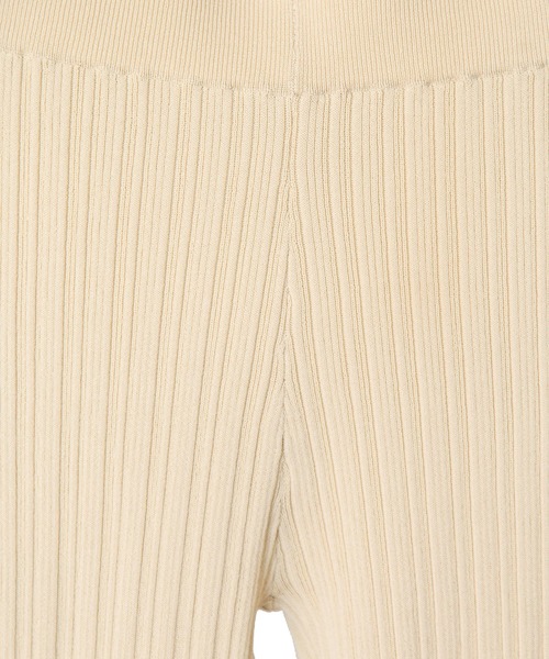 OSMOSIS（オズモーシス）の「変則リブニットレギンス（レギンス/スパッツ・レディース・ライトベージュ/グレイッシュベージュ/ブラウン/ブラック・ONE SIZE）」の10枚目の写真